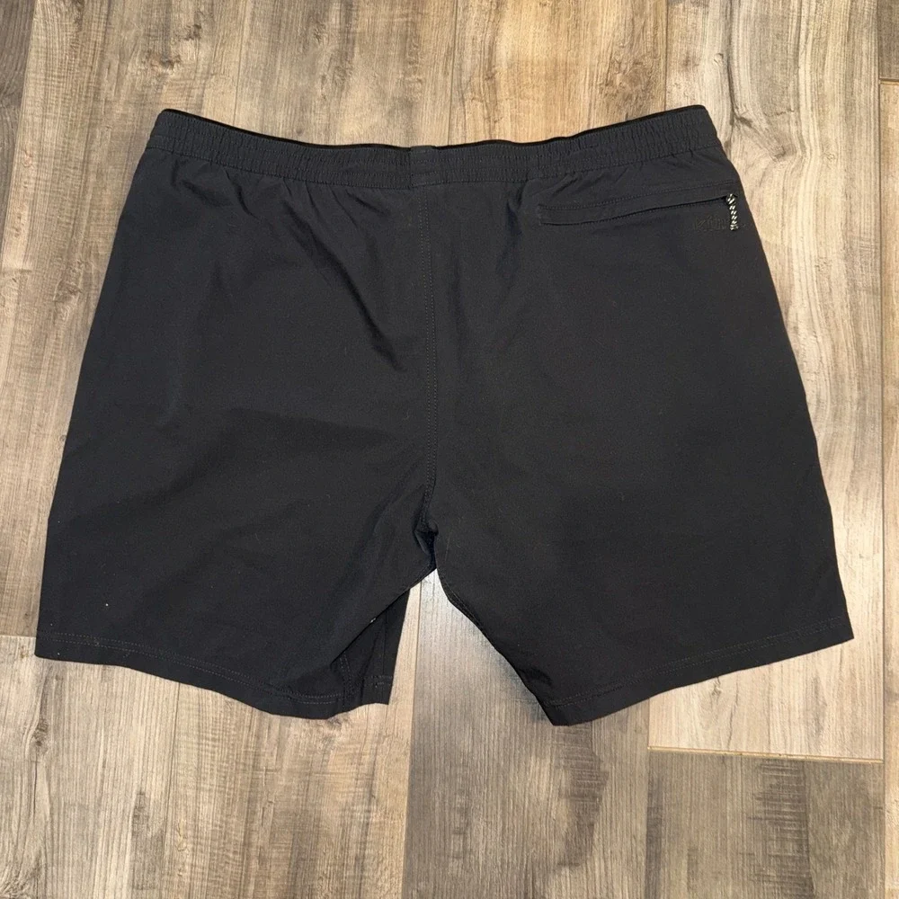 Kuhl Mens XXL Black Hiking Shorts Lightweight Drawstring Trail Outdoor‎
